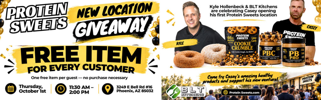How Protein Sweets Grew From BLT Kitchens to Its First Phoenix Storefront